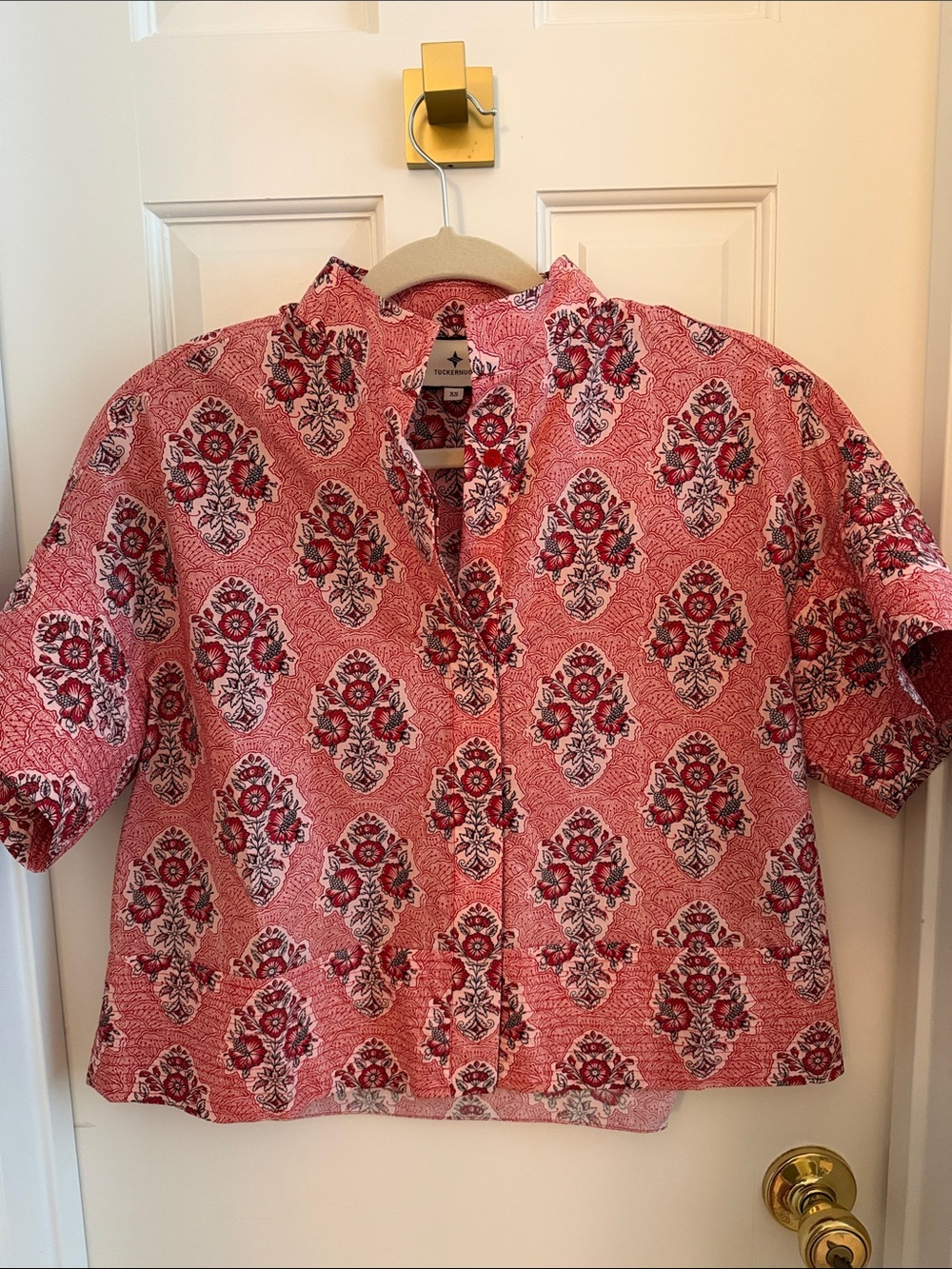Tuckernuck Trapunto Stitch Sofia Shirt - Size XS